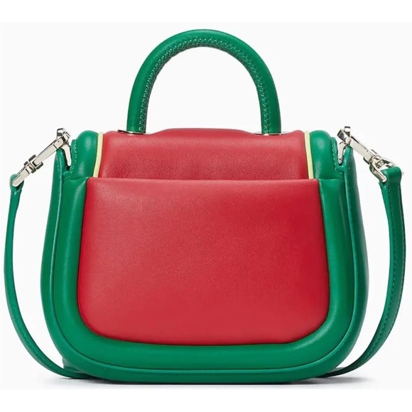 π₯ NWT Kate Spade NY Puffy Novelty Watermelon Crossbody Purse MSRP $399 - Picture 3 of 12